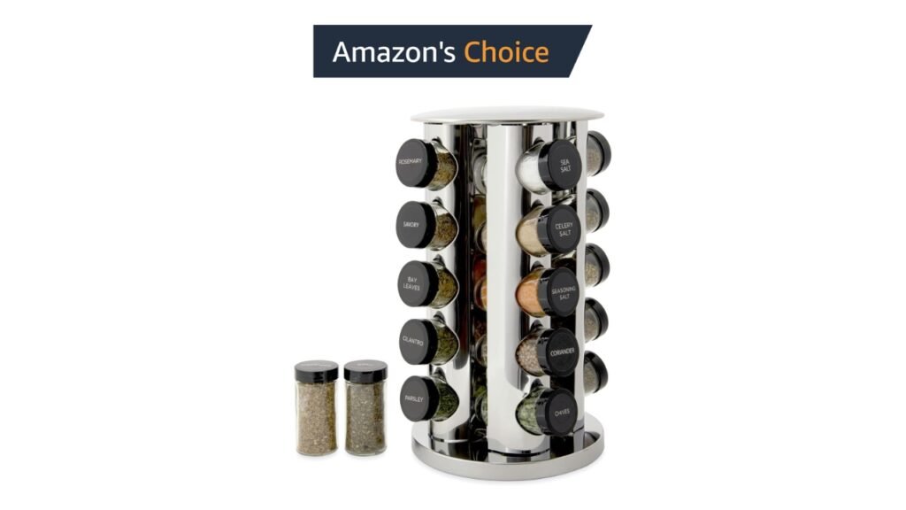 Kamenstein 20 Jar Revolving Countertop Spice Rack