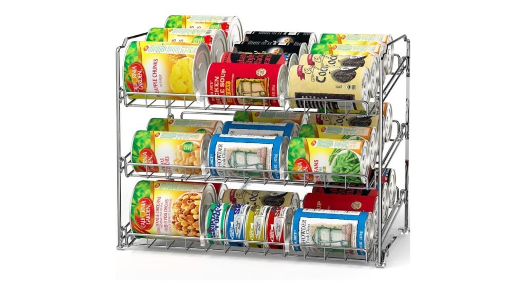 Simple Houseware Stackable Can Rack Organizer