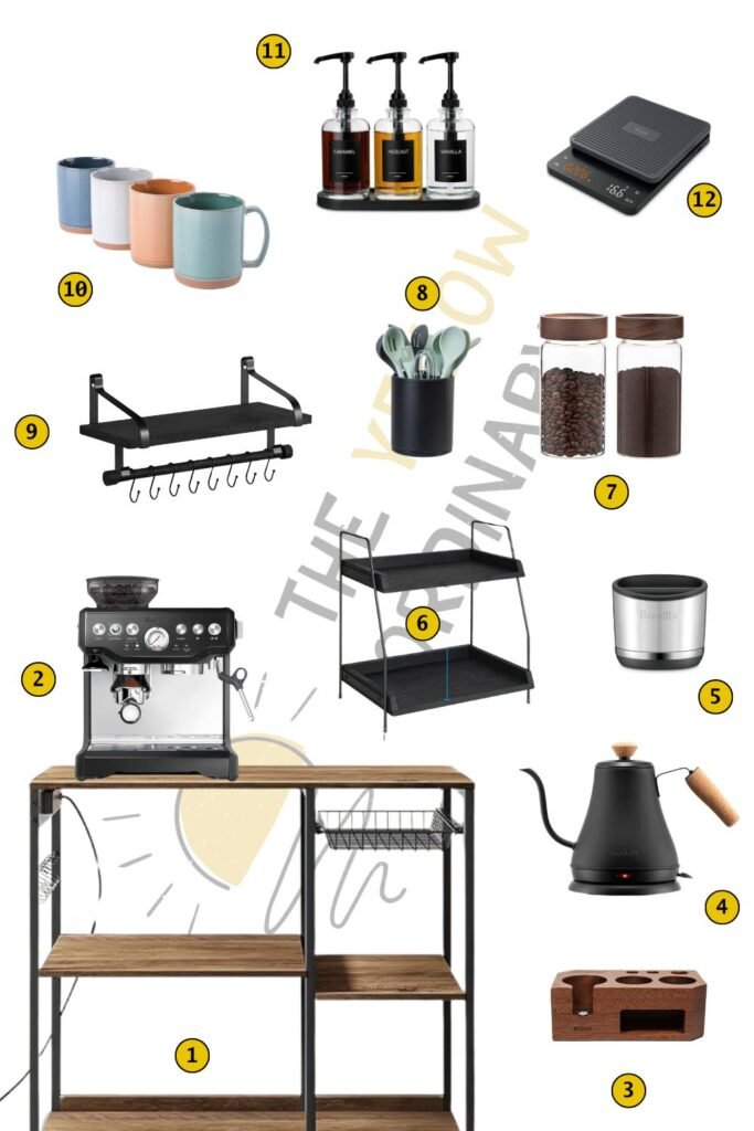 Home Coffee Station Mood Board 1